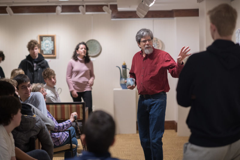 Speaker presenting to a group of people