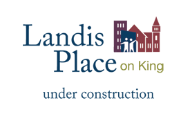 Landis Place on King under construction logo